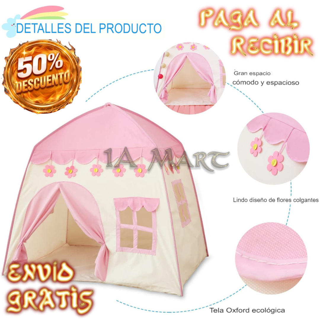 🏕️✨ Carpa Aventura Infantil Gigante | ¡Su Propio Mundo de Juegos!