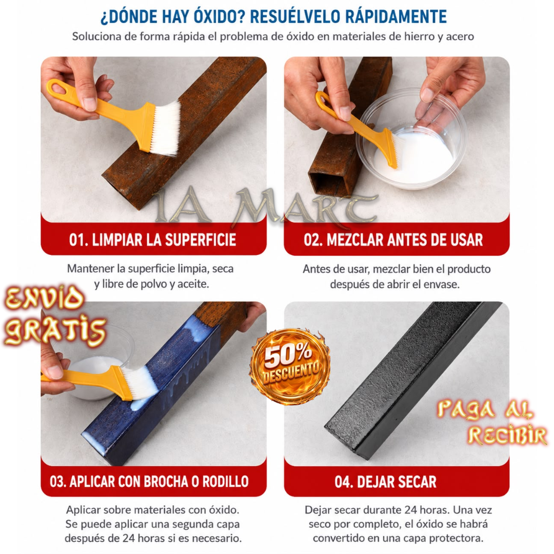 🛡️🔥 Convertidor de Óxido 1KG | ¡Transforma el Óxido en Protección!