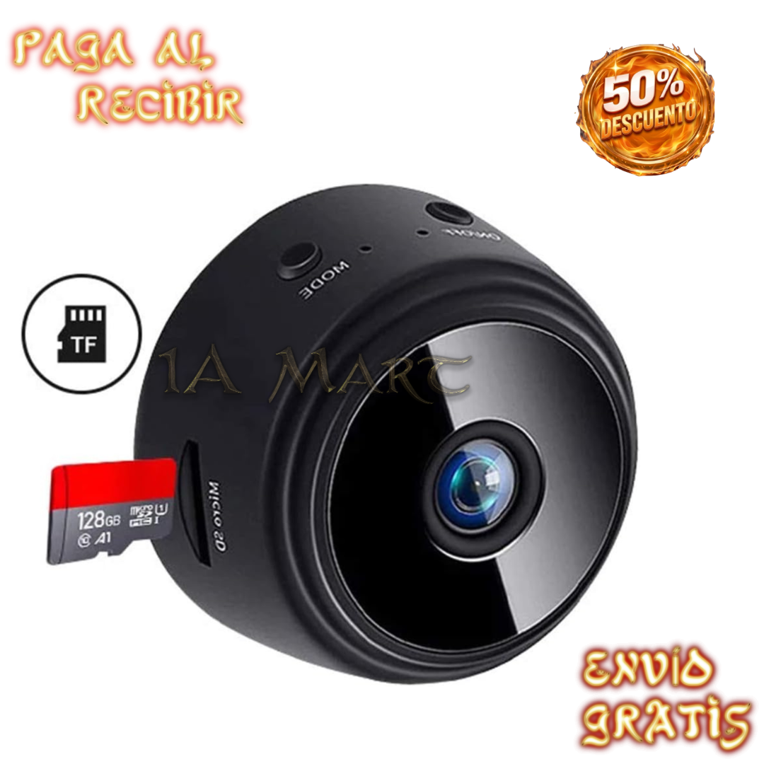 📱🔐 Mini Cámara HD WiFi | ¡Supervisa Tus Espacios Desde Tu Celular!