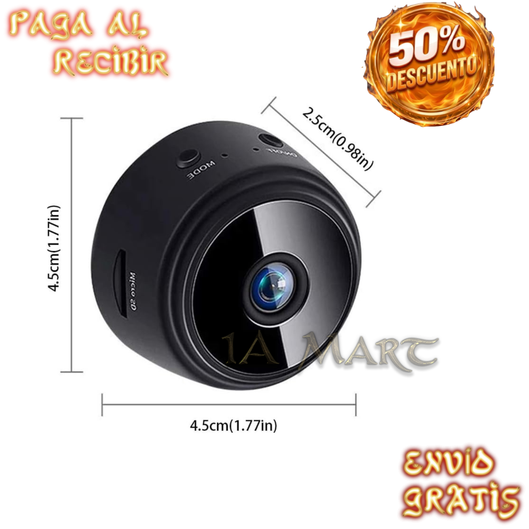 📱🔐 Mini Cámara HD WiFi | ¡Supervisa Tus Espacios Desde Tu Celular!