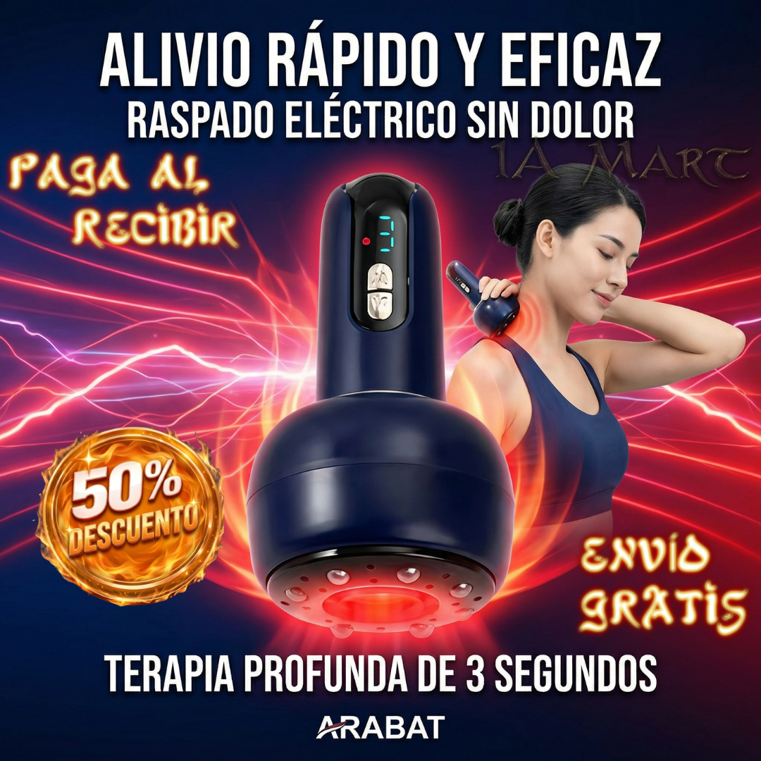 💆🔥 Masajeador con Succión y Calor Infrarrojo | ¡Relájate en Casa!