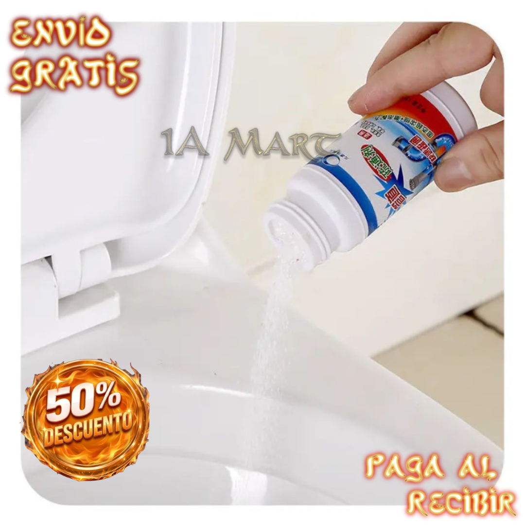 🚿🔥 Destapador de Tuberías 110 g | ¡Adiós a los Atascos y Malos Drenajes!