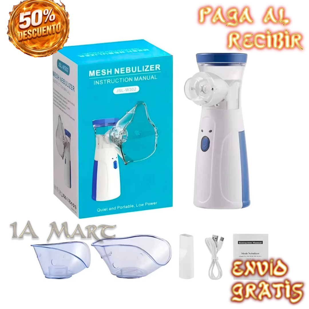 🩺🏠 Kit de Salud 3 en 1 | ¡Tensiómetro + Nebulizador + Oxímetro!
