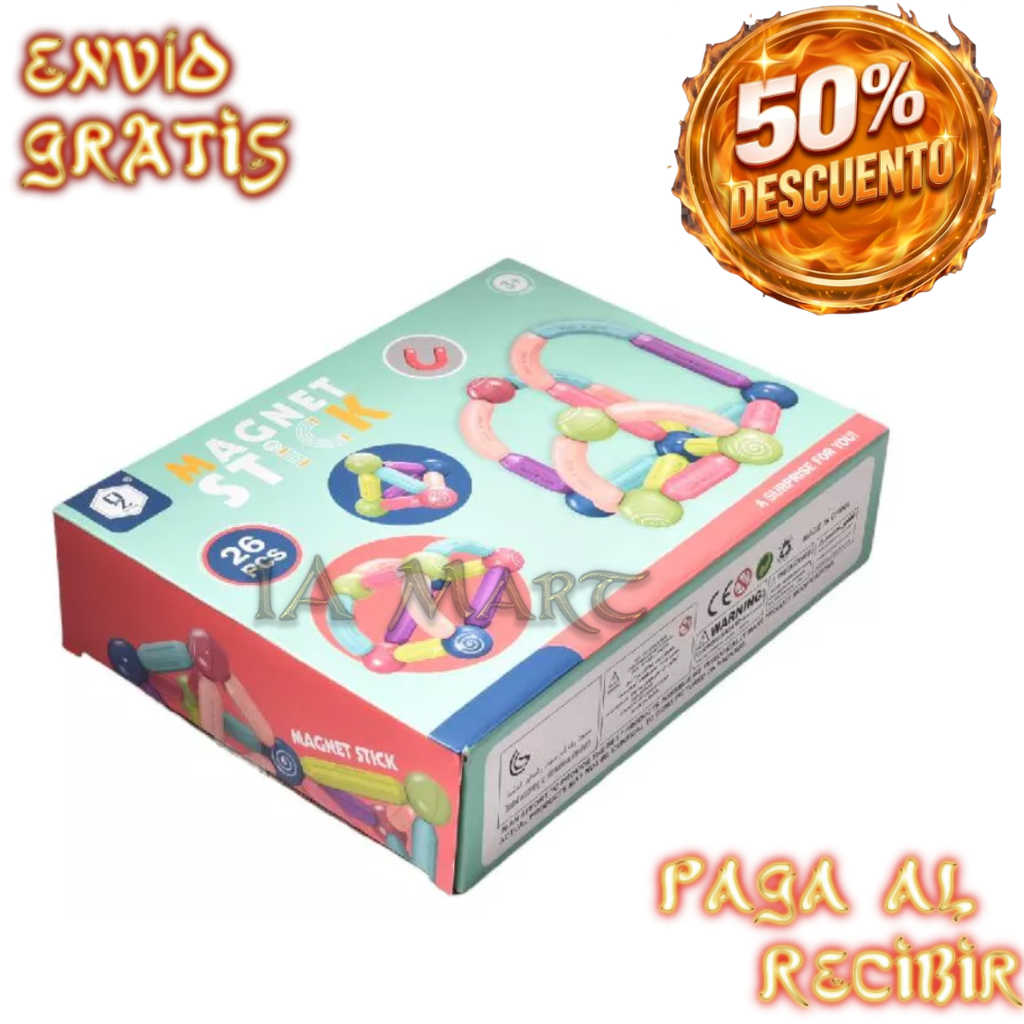 🧩🚀 Juego de Construcción 26 Piezas | ¡Crea, Construye y Aprende Jugando!