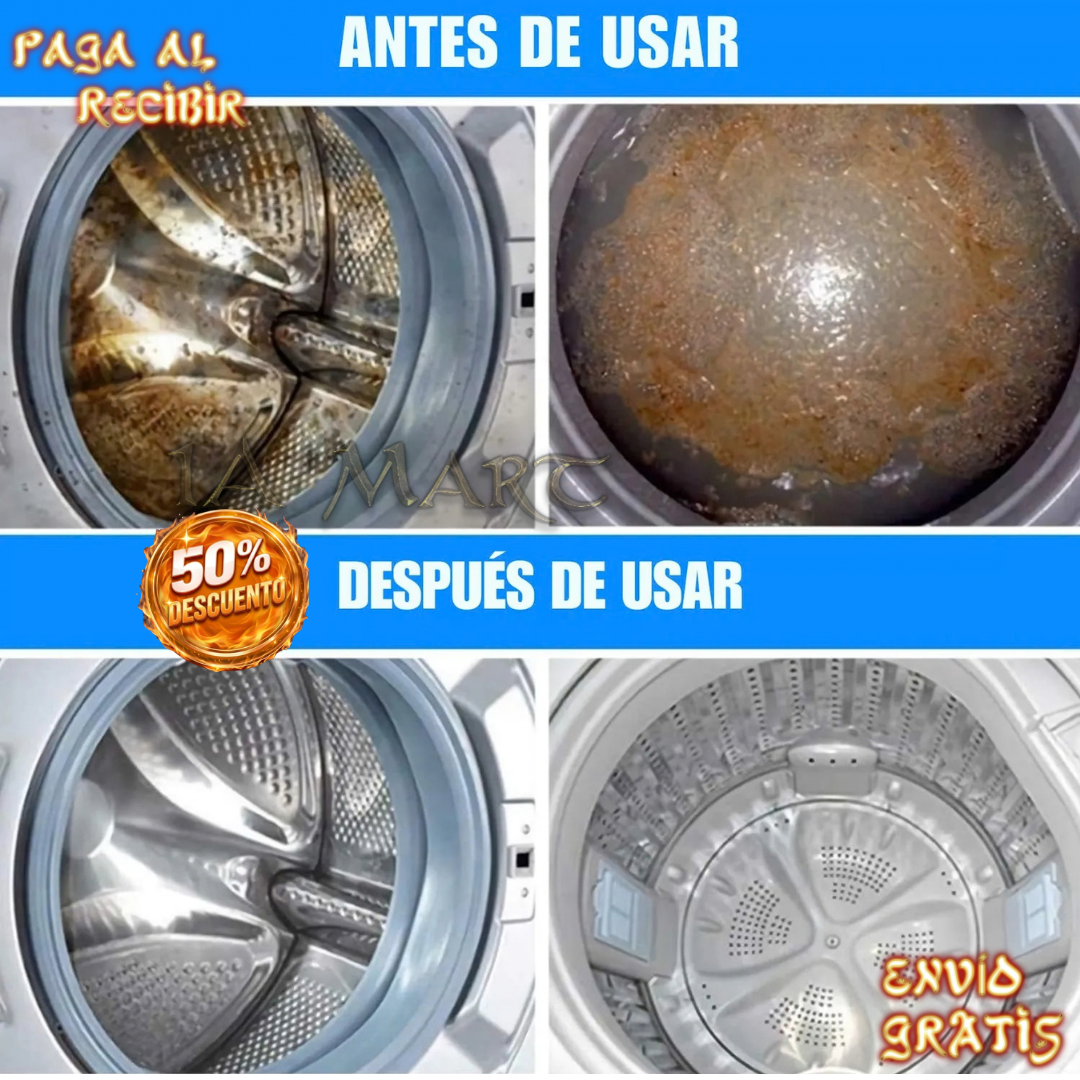 🧼✨  24 Pastillas Limpia Lavadora | ¡Adiós a la Suciedad y Malos Olores!