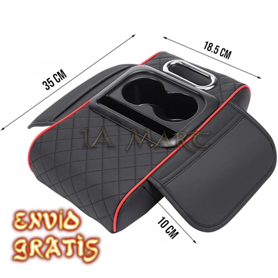 ✨ Reposabrazos/Vasos Premium para Auto | Comodidad y Organización