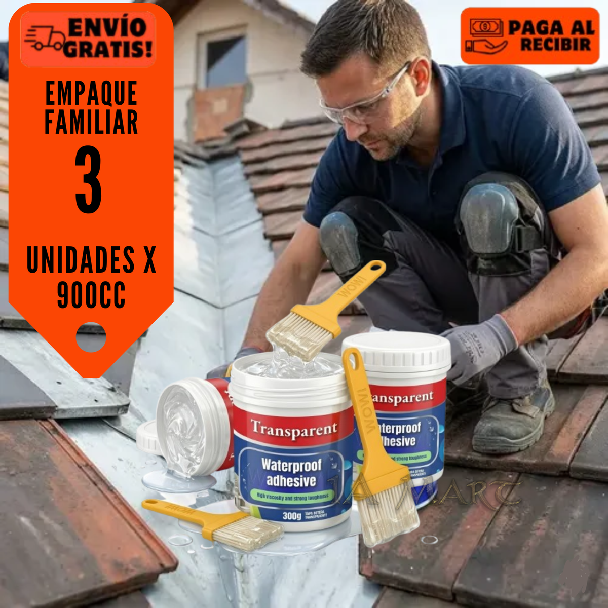 🏠💦 Pack 3 Selladores Impermeables 300cc | ¡Protege tu Casa de las Filtraciones!